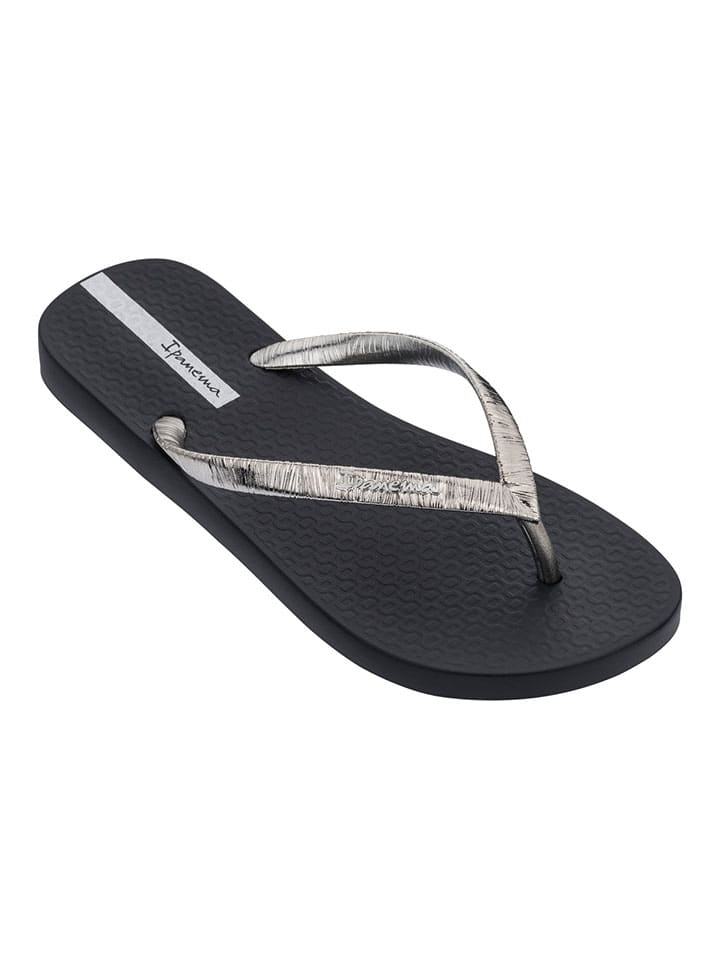 Ipanema Zehentrenner in Schwarz/ Silber günstig kaufen