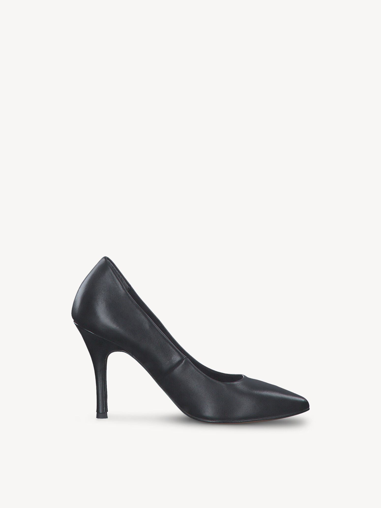 Escarpin en cuir - noir