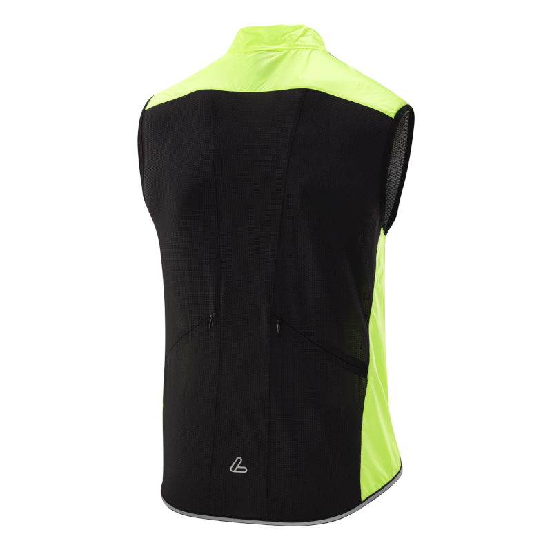 Löffler Windshell gelbe Herren-Fahrradweste