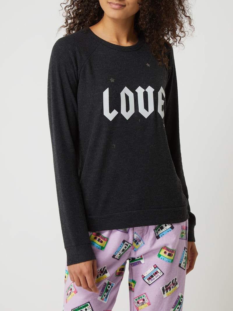 Pullover mit Stretch-Anteil in graphit