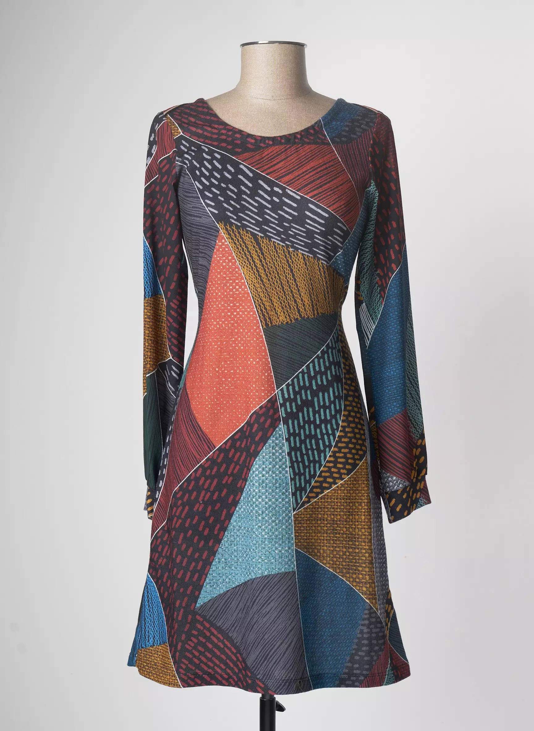 Lo Les Filles Robes Mi Longues Femme couleur noir