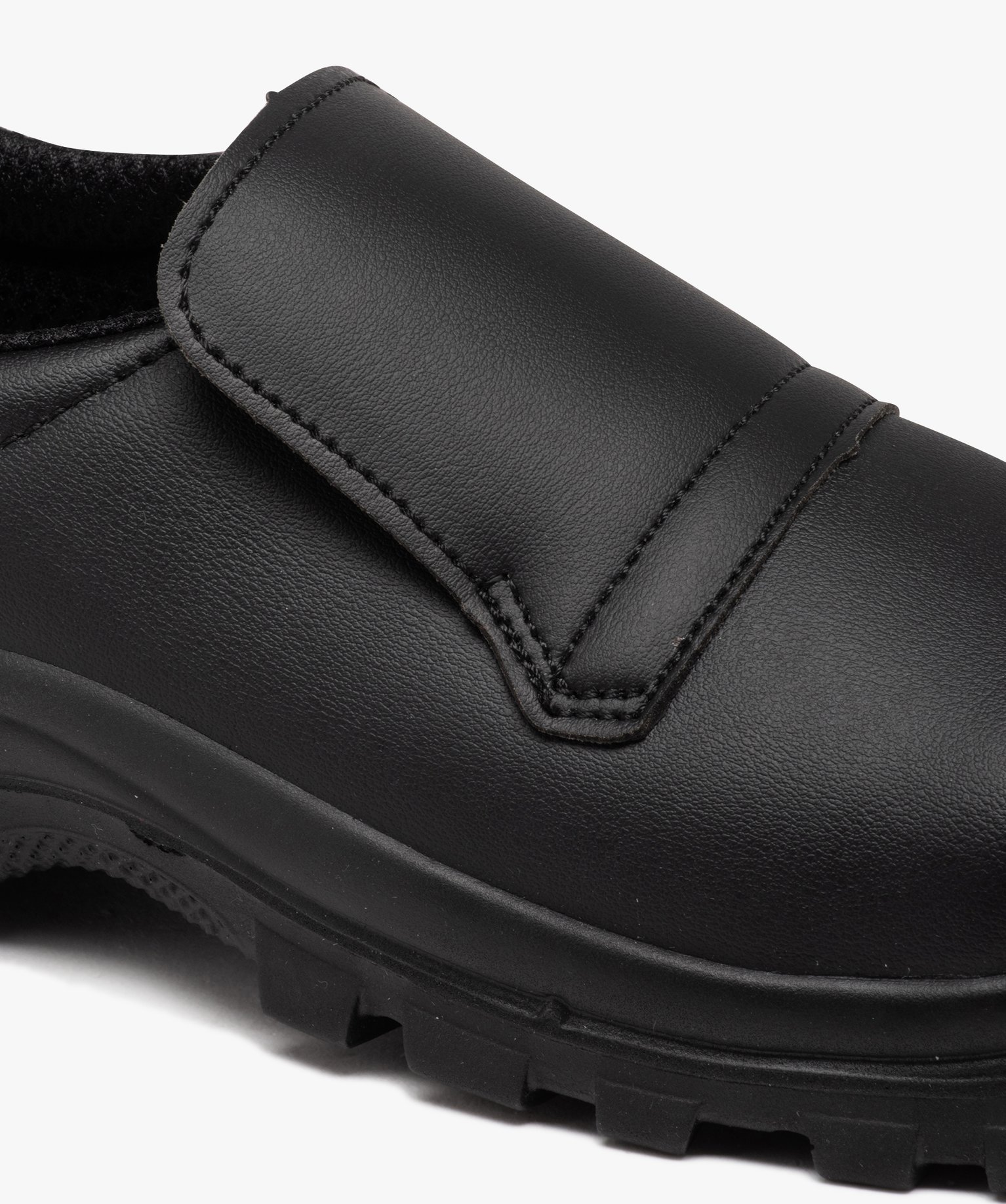 Chaussures de sécurité homme unies à enfiler avec col él... noir | GEMO