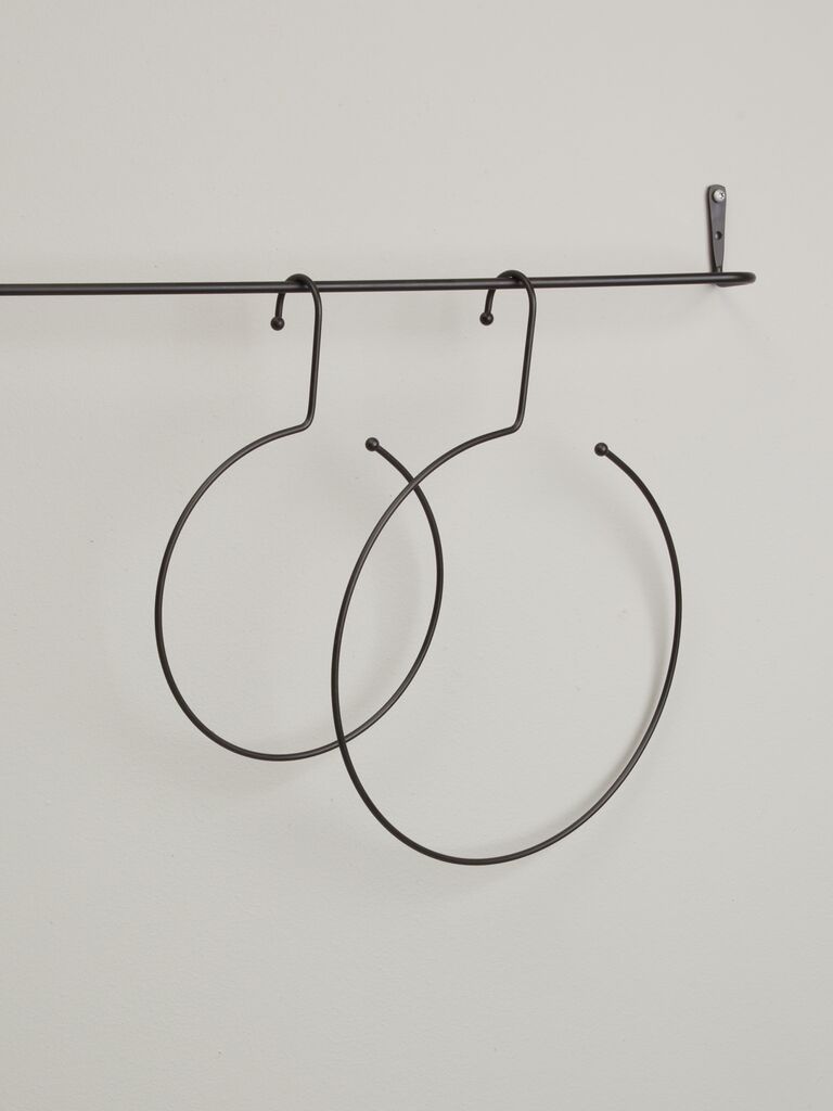 ILSBO ILSBO håndklestativ med 2 ringer, svart
