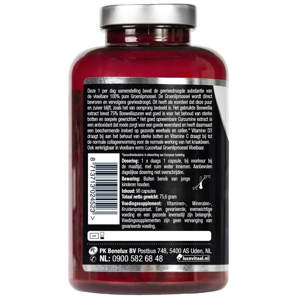 Lucovitaal Green-lipped Mussel Complex Capsules 90 pieces