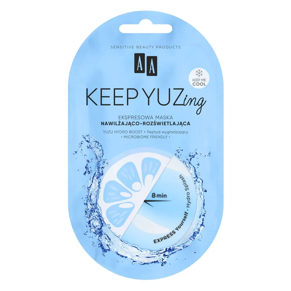 Μάσκα ενυδάτωσης και λάμψης AA Keep Yuzing Express