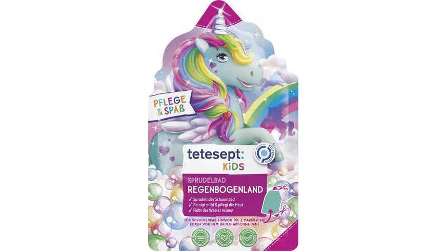 tetesept Kids Badespaß Sprudelbad Regenbogenland 40g 40 g