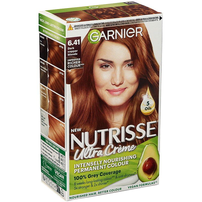 Garnier Nutrisse Creme 6.41 Dark copper blonde