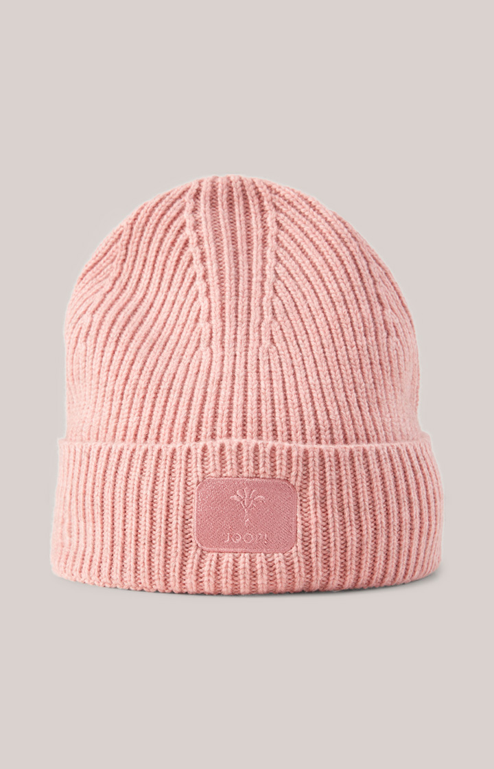 Strick-Mütze in Rosa