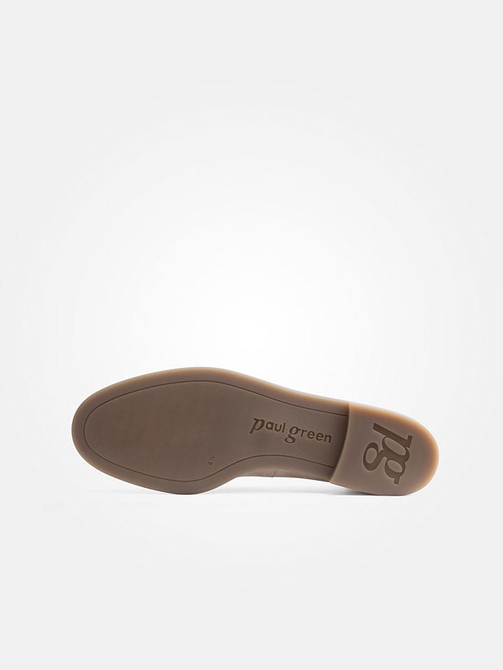 Paul Green Leder-Mokassins in Beige günstig kaufen
