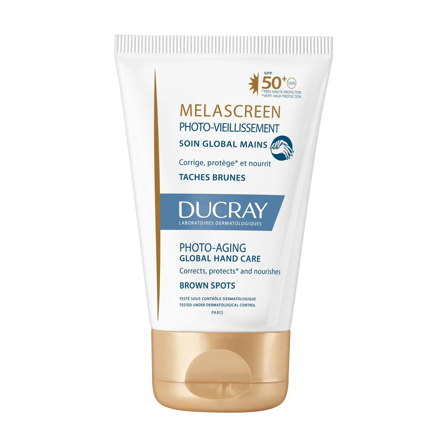 Melascreen Photo-aging globalna nega rok SPF50+ - Nega rok proti staranju in nepravilnostim