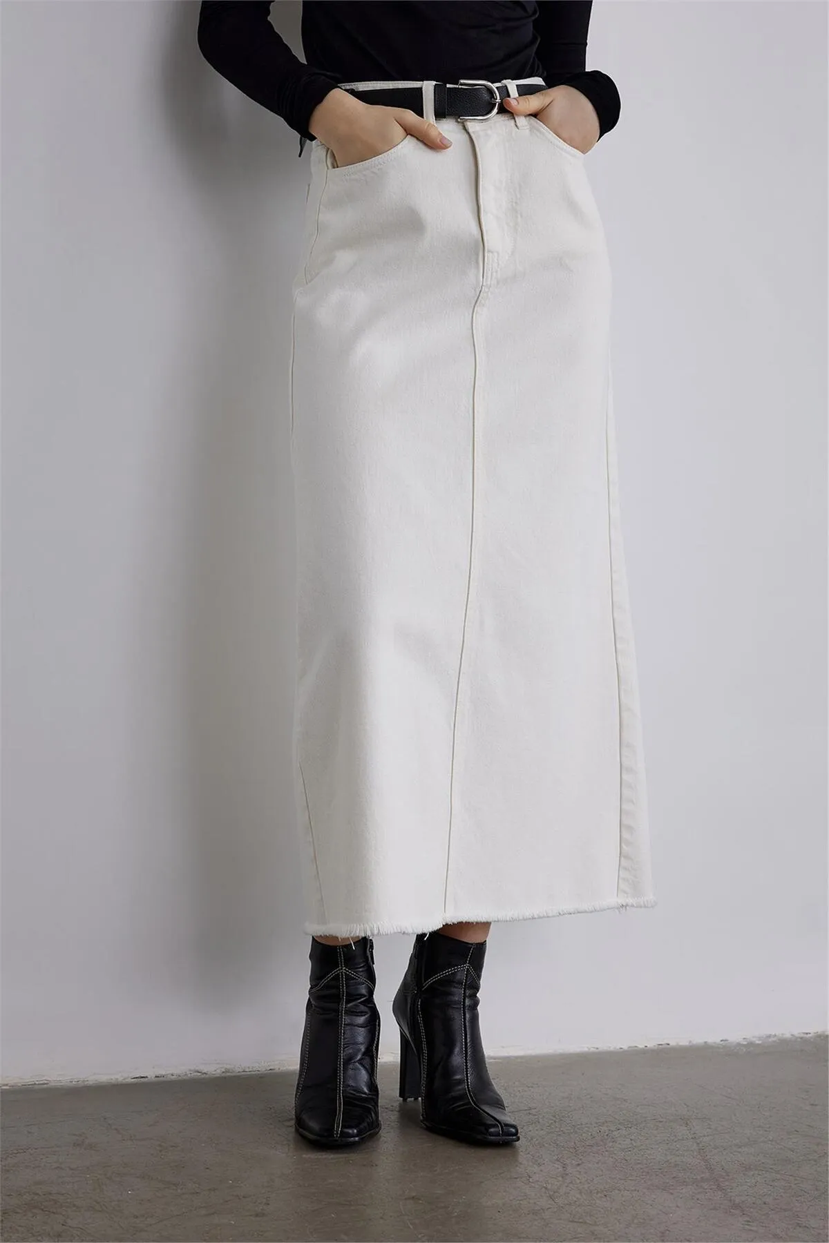 Suud Collection  Rock - Ecru - Maxi