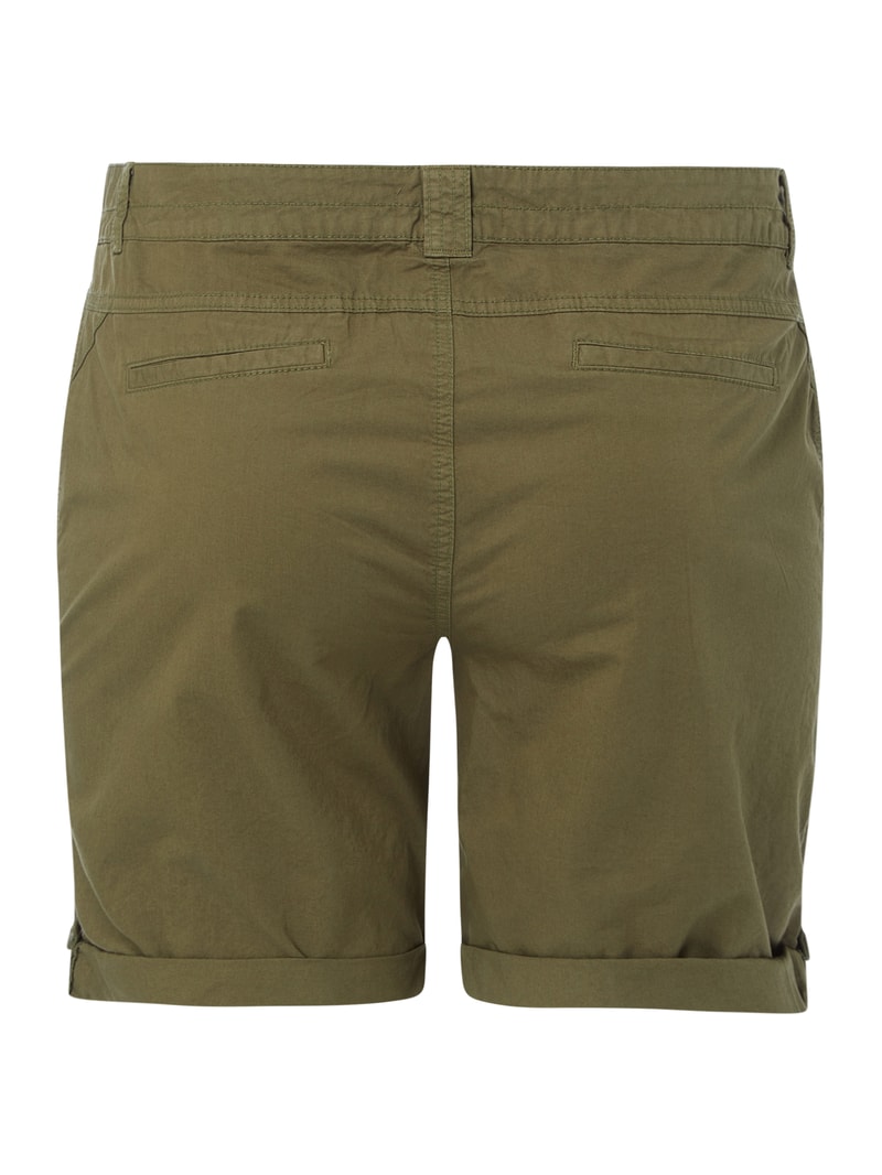 Regular Fit Bermudas aus Baumwolle in khaki