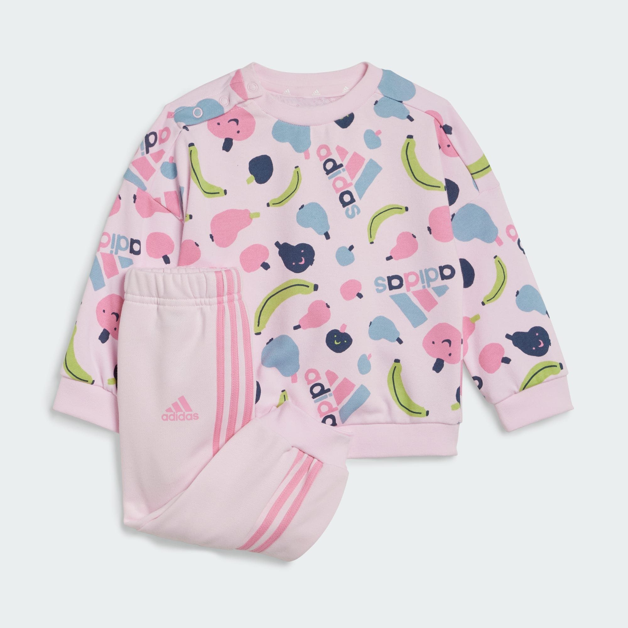 adidas Sportswear Trainingsanzug ESSENTIALS ALLOVER PRINT JOGGER SET KIDS