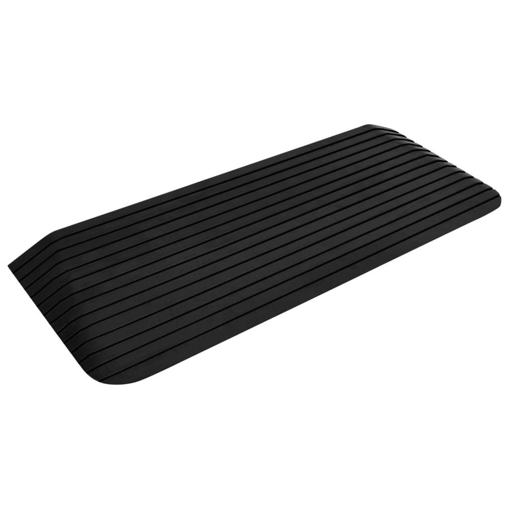 vidaXL Verkehrsschild Schwellenrampe 110x41x5 cm Gummi, (1 St)