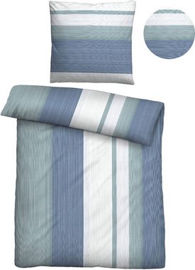 Bettwäsche David, Castell - Markenbettwäsche, Fleece, 2 teilig, absolut flauschig, weich + wohlig warm, pflegeleicht, Reißverschlüsse