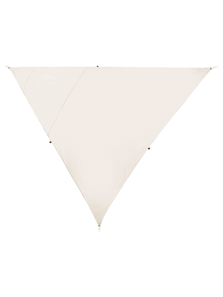 Beliani Sonnensegel LUKKA in Weiß - (W) 300 x (H) 300 x (L) 300 cm günstig kaufen onesize