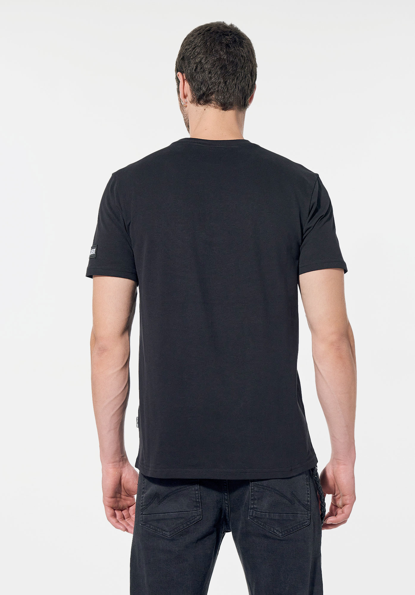 LOUND  T-shirt noir Homme en 100% coton bio