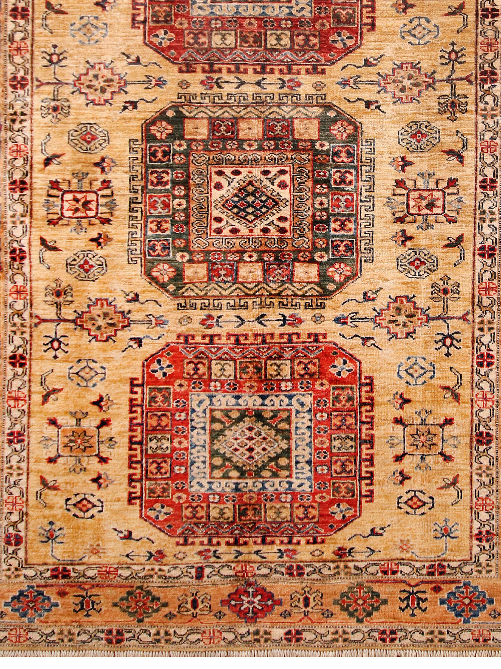 Kazak Ghazni ca. 148 x 195 cm, Unikat / Einzelstück