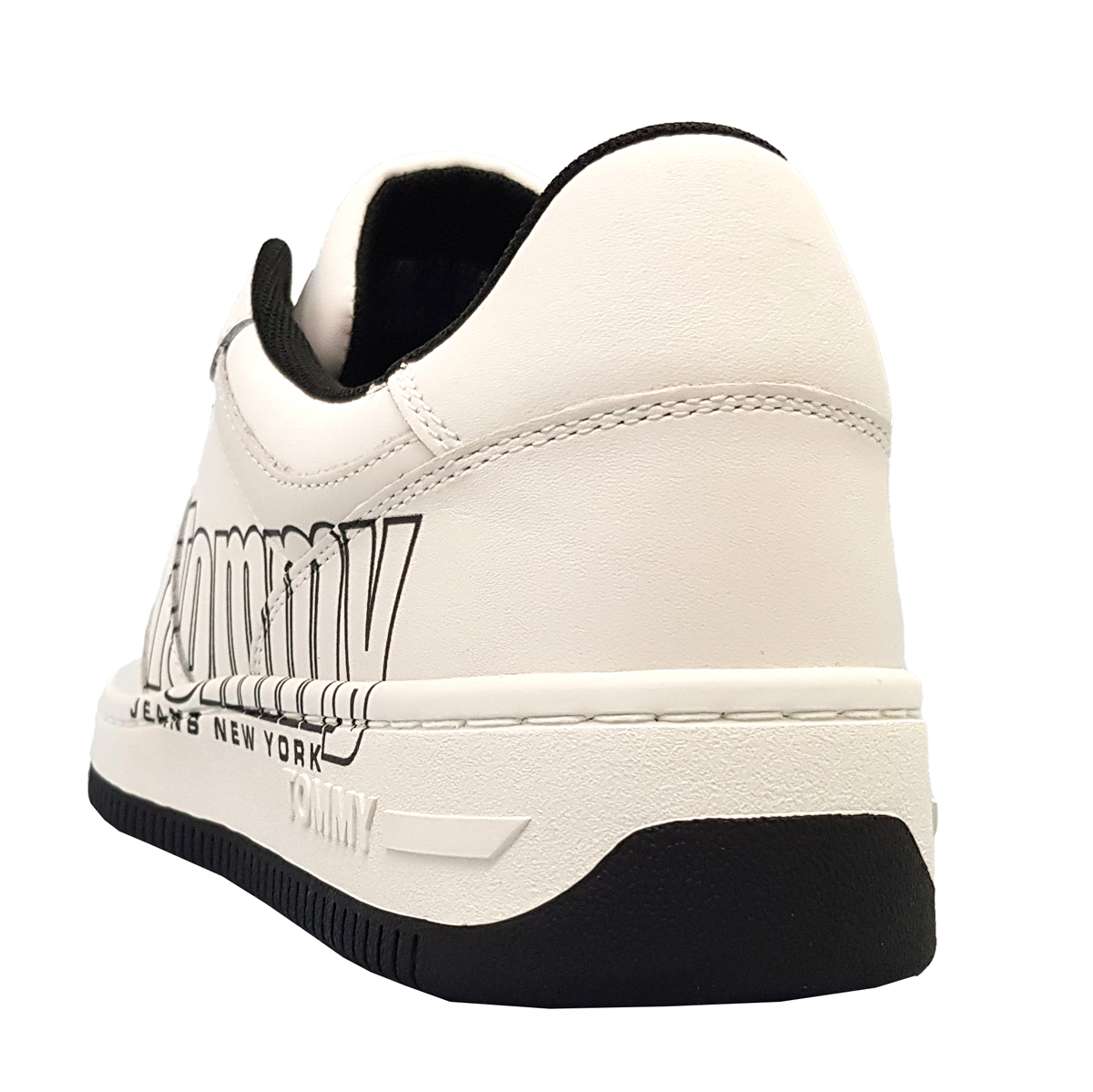 Tommy Hilfiger TJM Basket Logo Men EM0EM01257YBL Weiß YBT Ecru