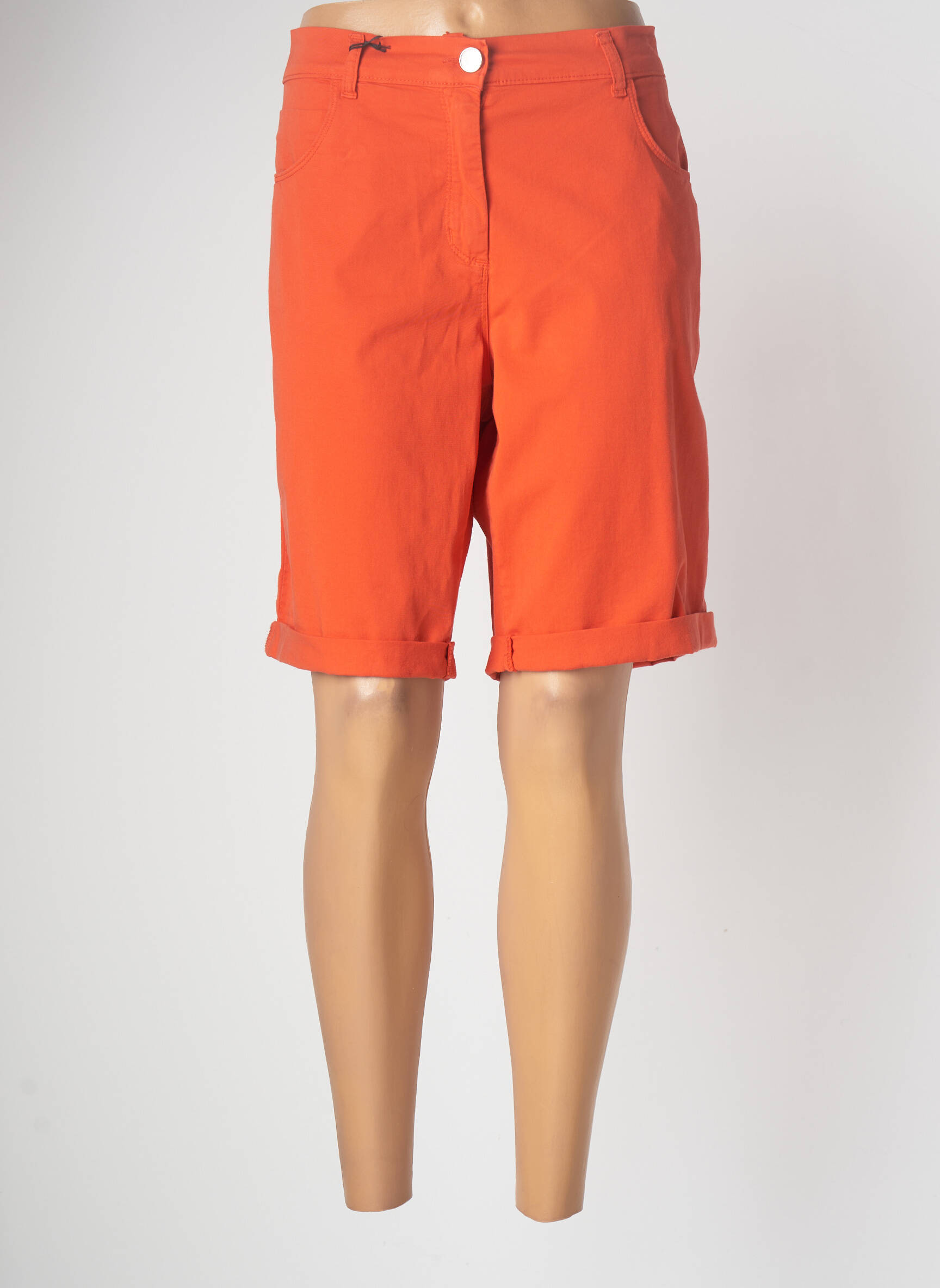 East Drive Bermudas Femme couleur orange