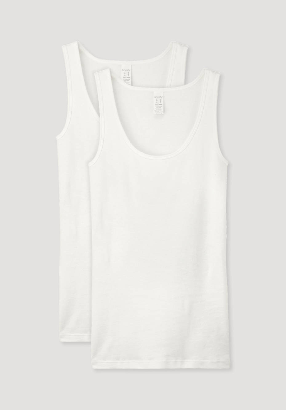 Tanktop im 2-er Pack aus reiner Bio-Baumwolle