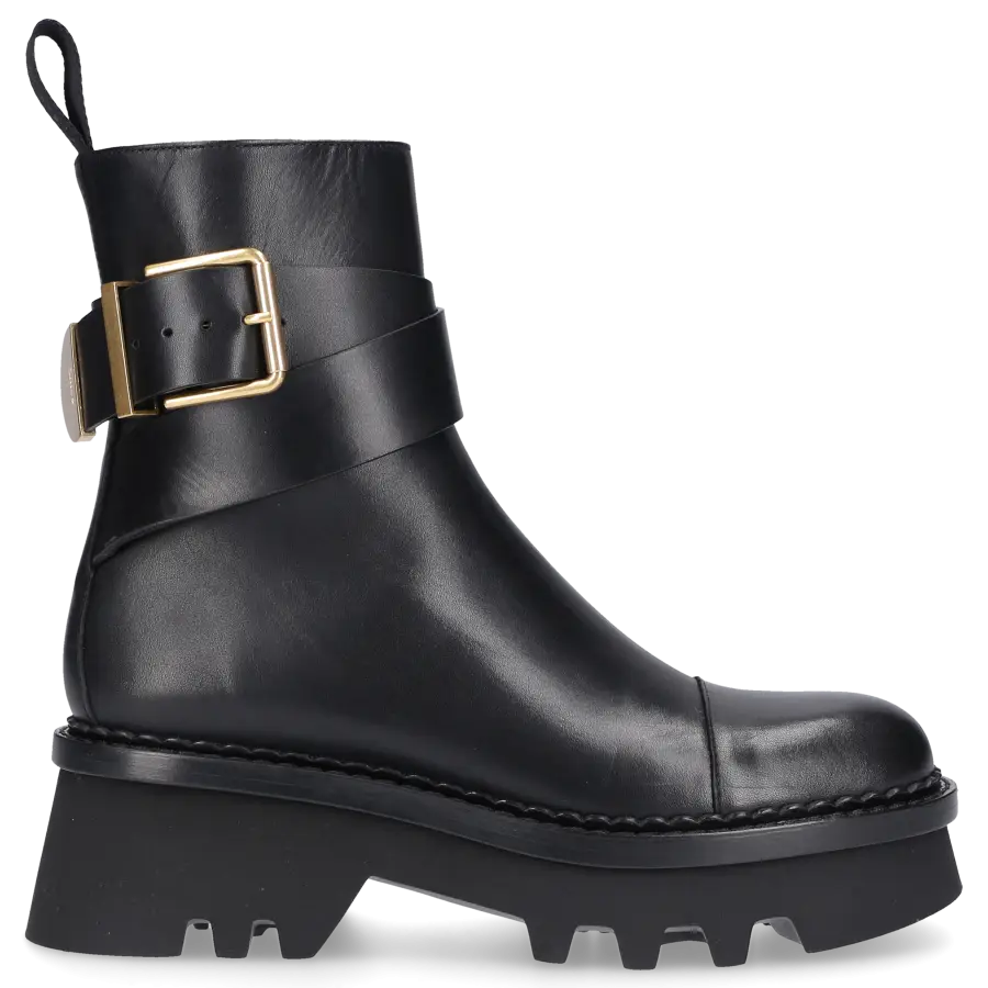 Chloé - Stiefeletten OWENA Kalbsleder - schwarz