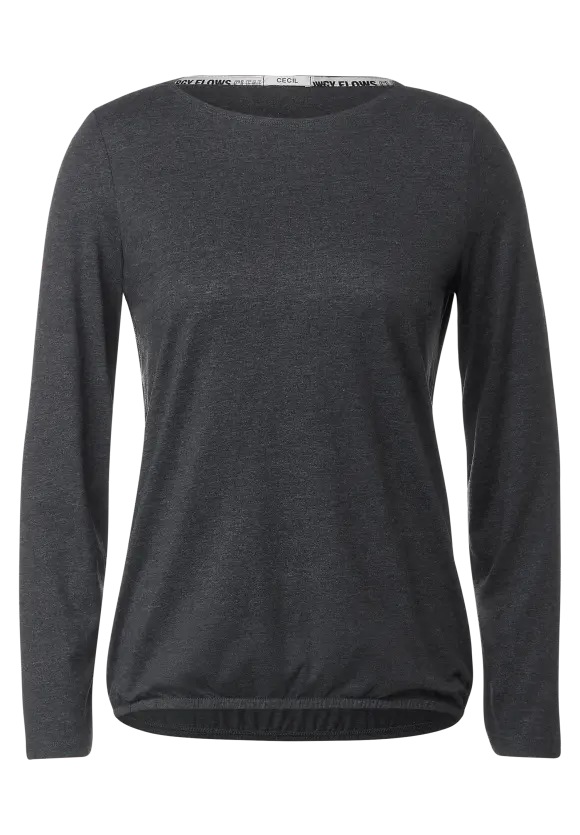 CECIL Langarmshirt mit Gummibund