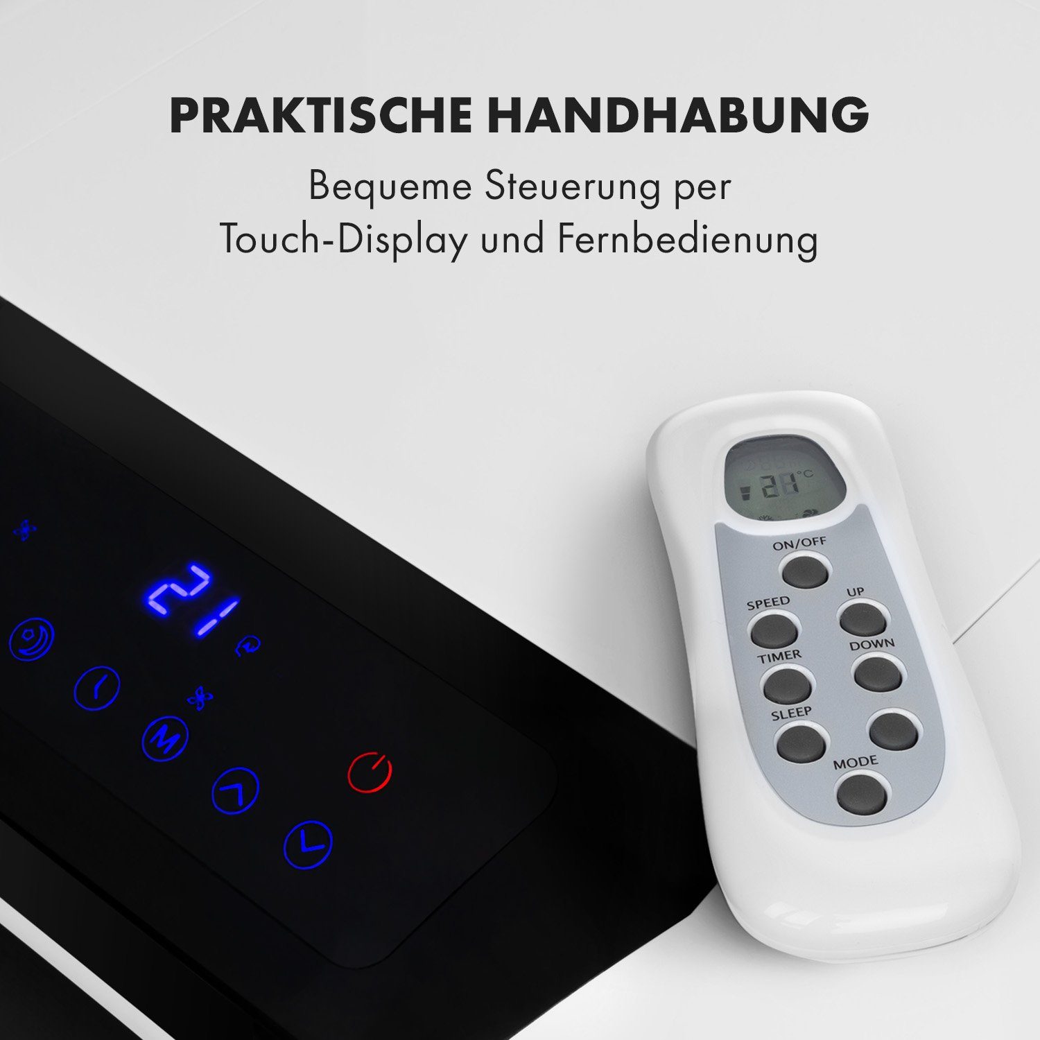 Klarstein Klimagerät Max Breeze Smart, Klimagerät mobil Air Conditioner Kühlgerät Luftkühler
