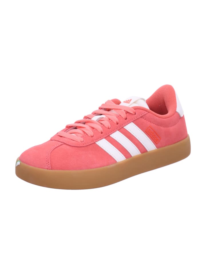 adidas Damen- Schnürschuhe VL COURT 3.0 in Rot günstig kaufen