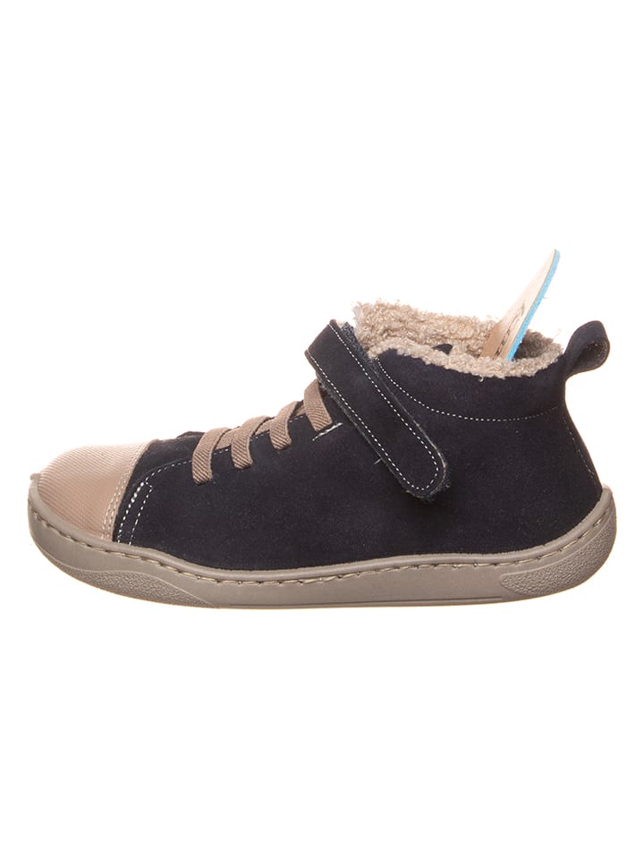 kmins Leder-Barfuß-Schnürschuh in Anthrazit günstig kaufen