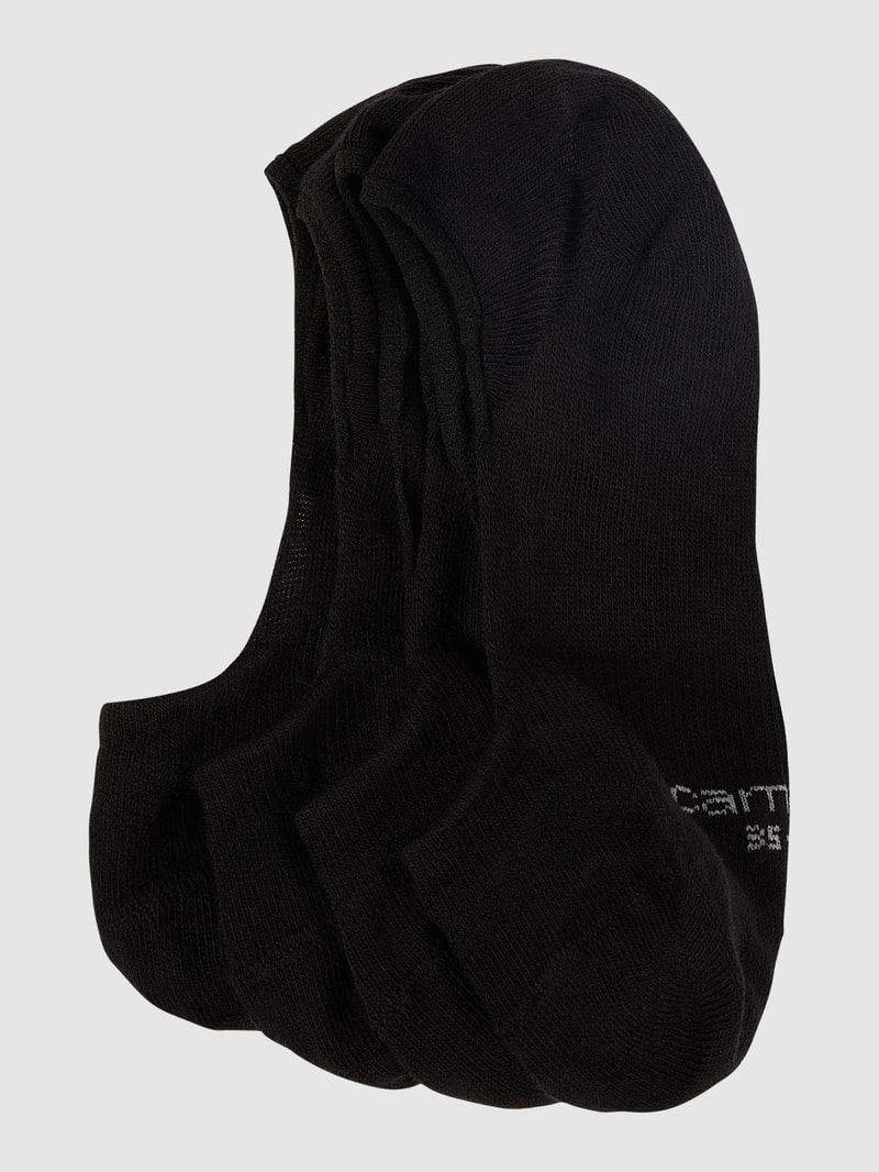 Füßlinge im 4er-Pack in schwarz