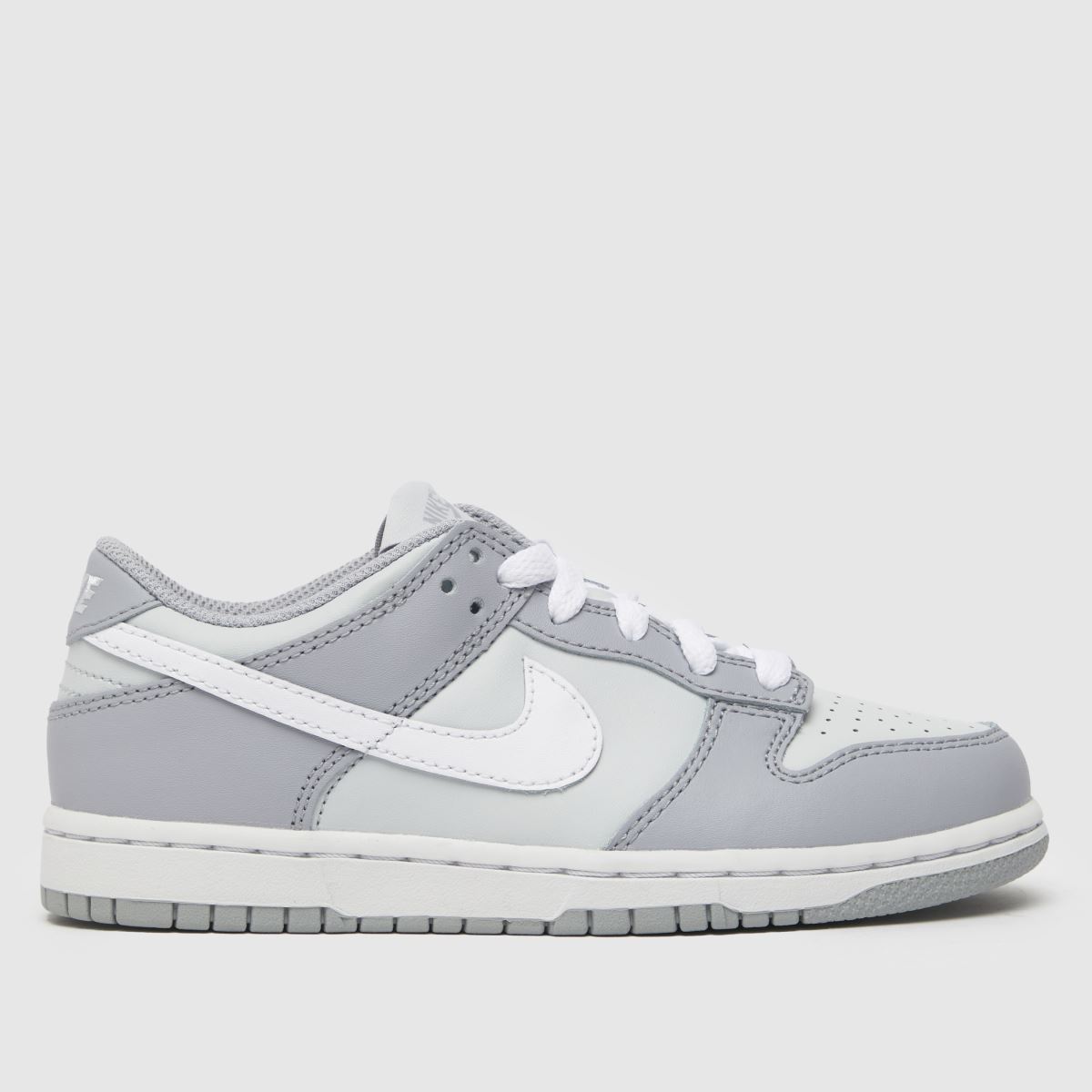 Nike grå Dunk Low Junior-tränare