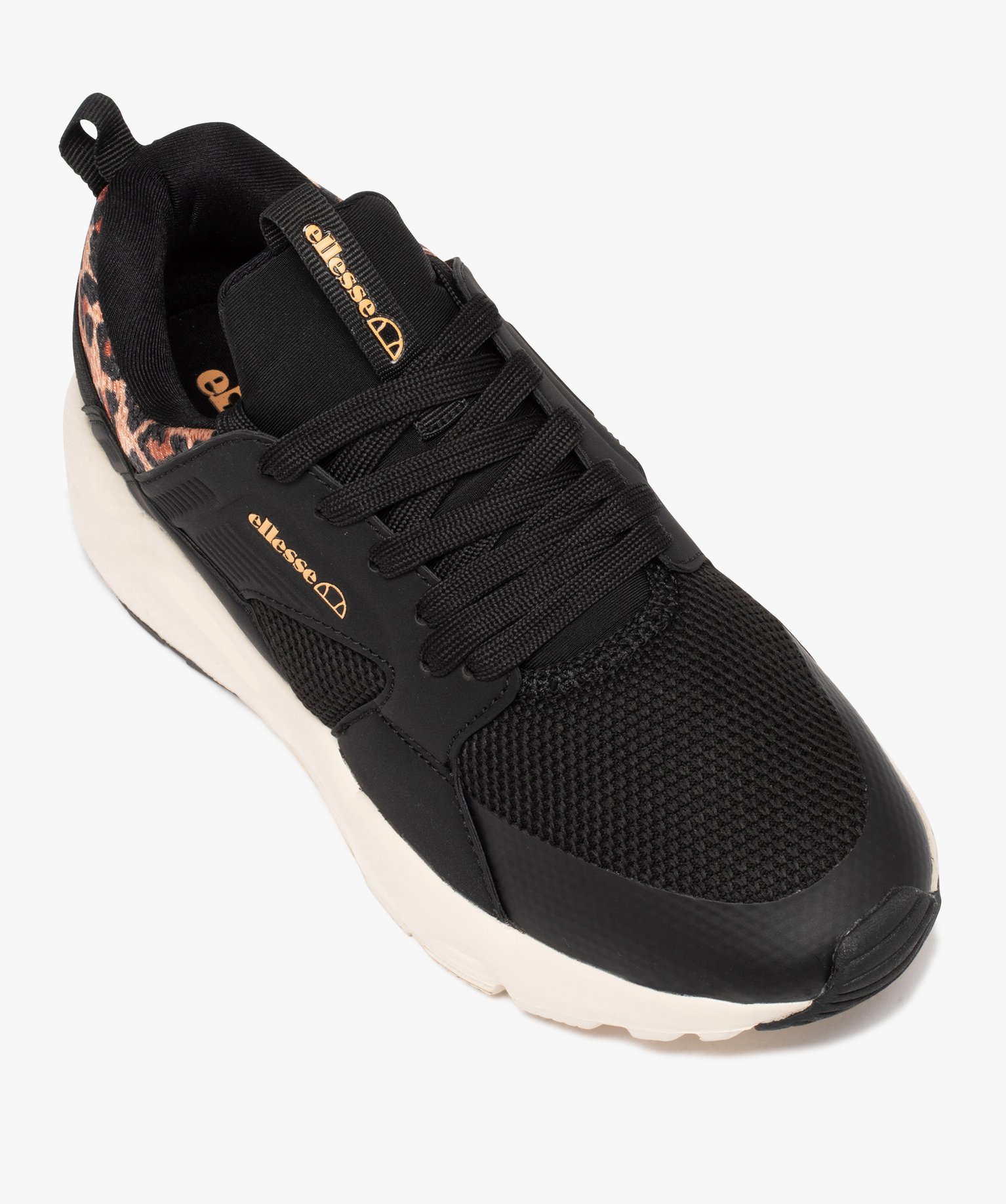 Baskets running en mesh détail léopard femme – Ellesse S... noir | GEMO
