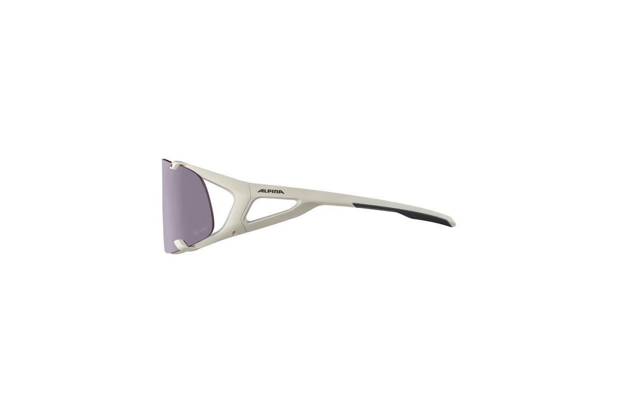 Alpina Hawkeye S Q-Lite V cool-grey matt / purple mirror lens