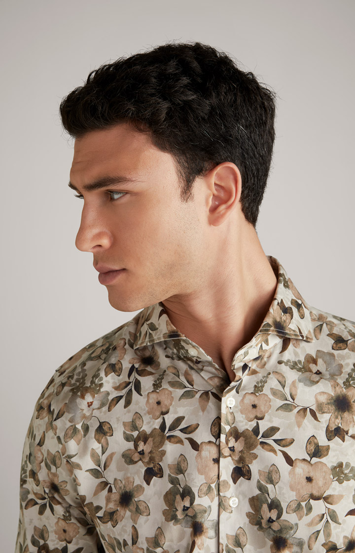Hemd Pai in Beige/Braun