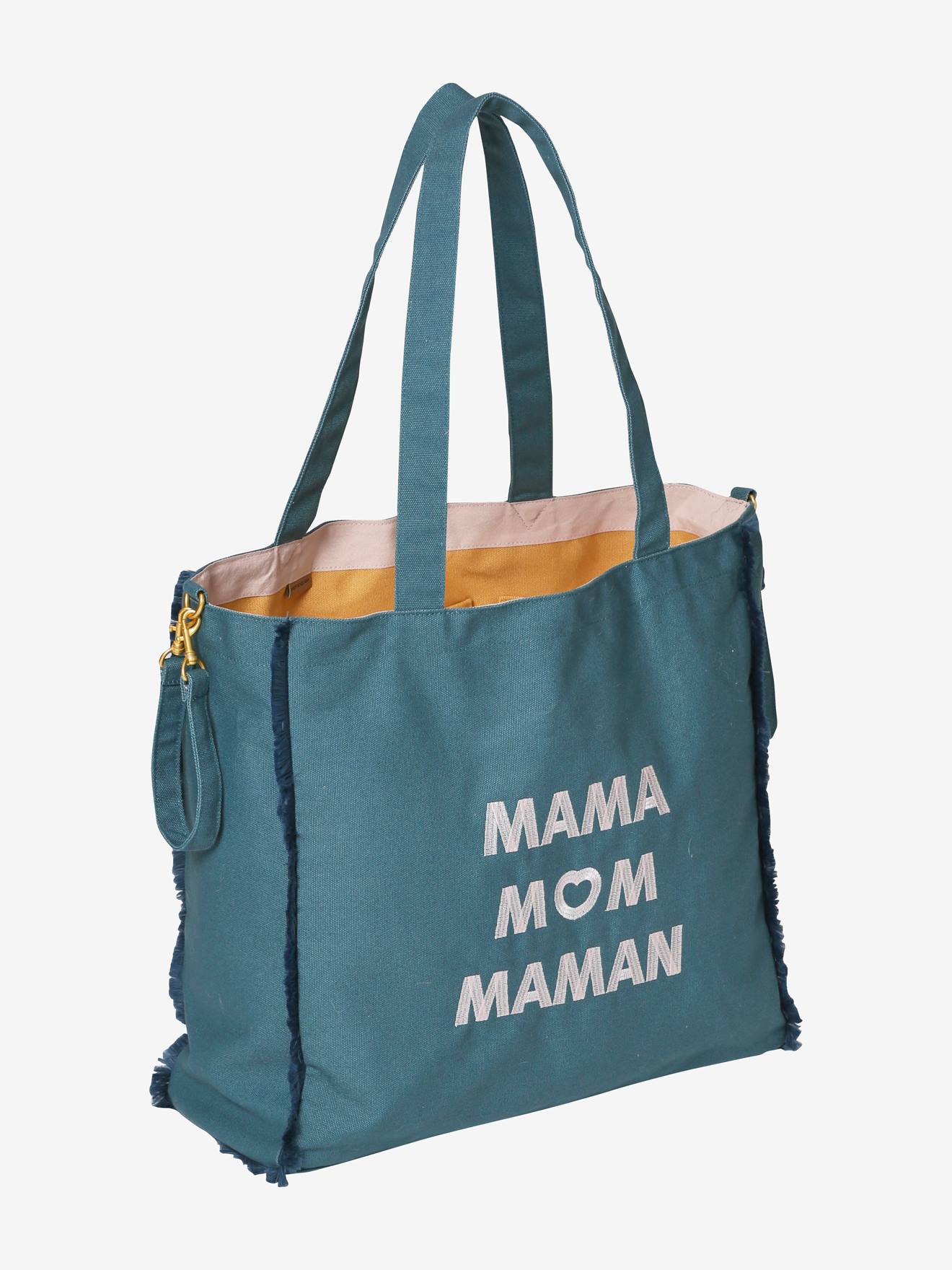 Sac à langer cabas Basic bleu