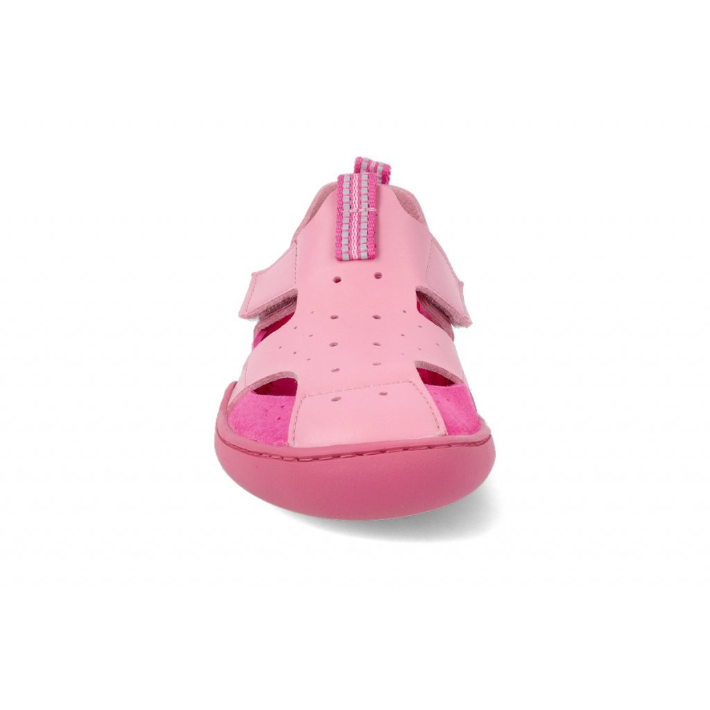 bLIFESTYLE Gerenuk Velcro Pink Barfußsandalen