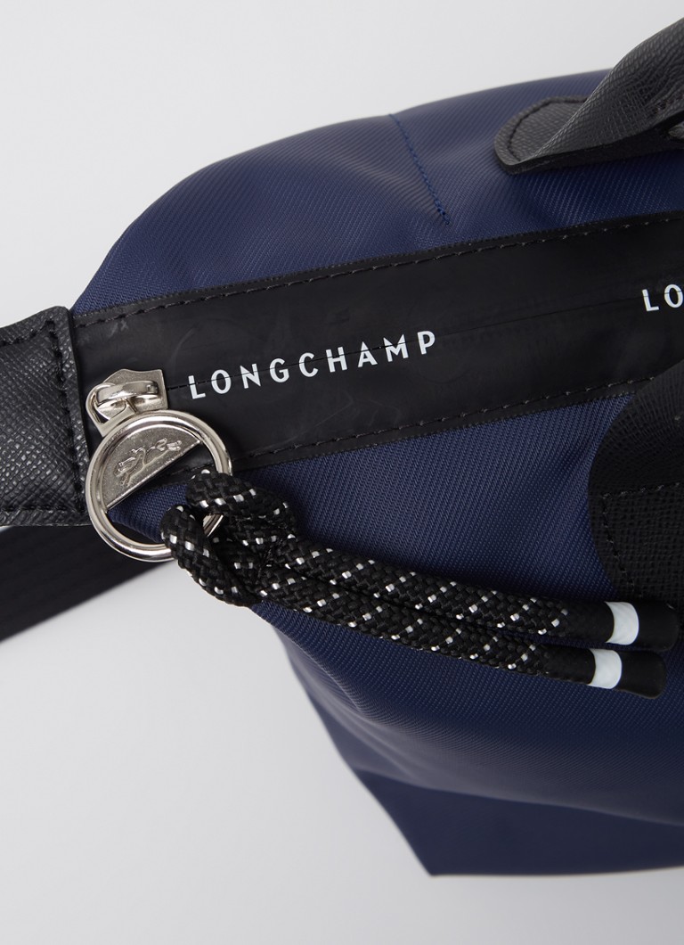 Longchamp Le Pliage Energy käsilaukku S, valmistettu kankaasta, nahkayksityiskohdilla
