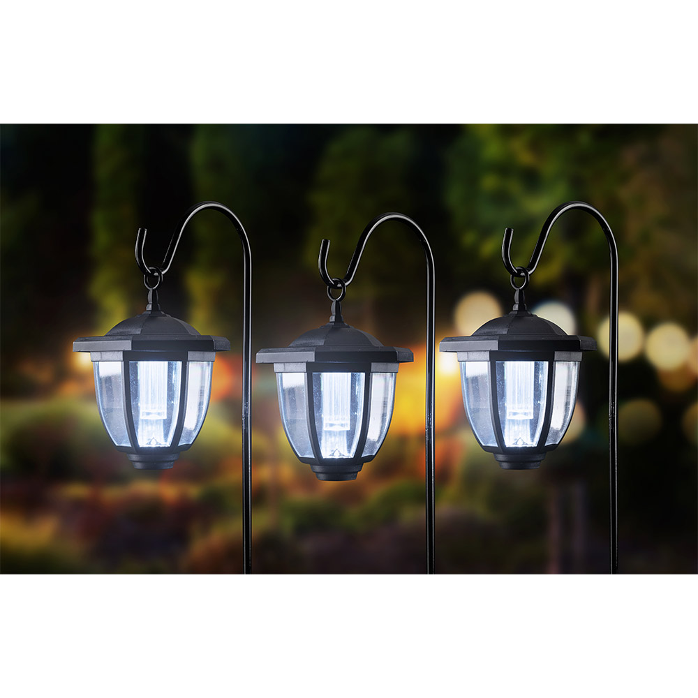 EZSolar LED Solar Laterne - 3er-Set