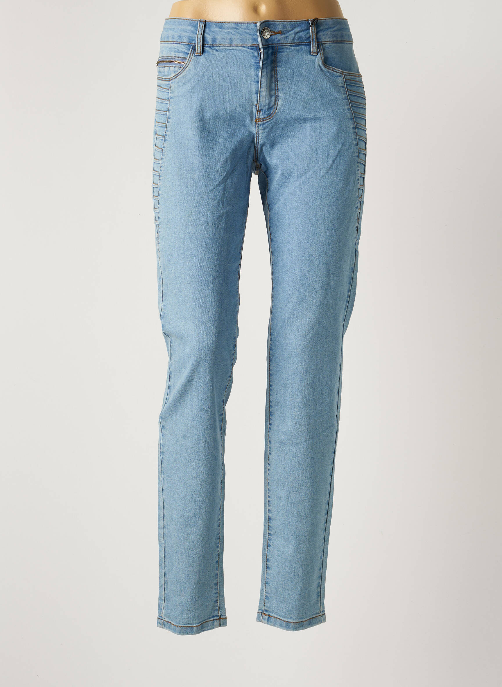 Vero Moda Jeans Coupe Slim Femme couleur bleu