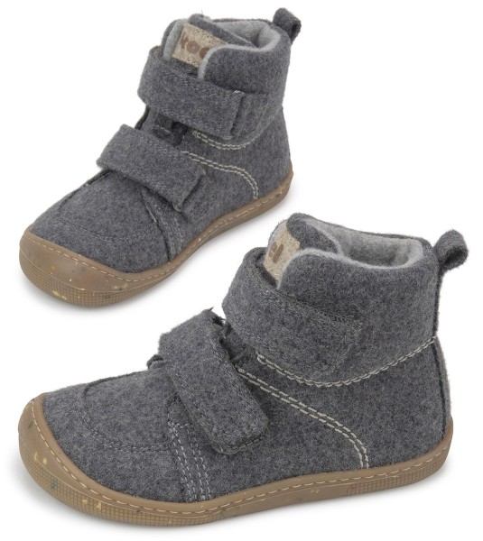 Koel bare ~ Dark Merino Highcut Wollfleece ~ Grey