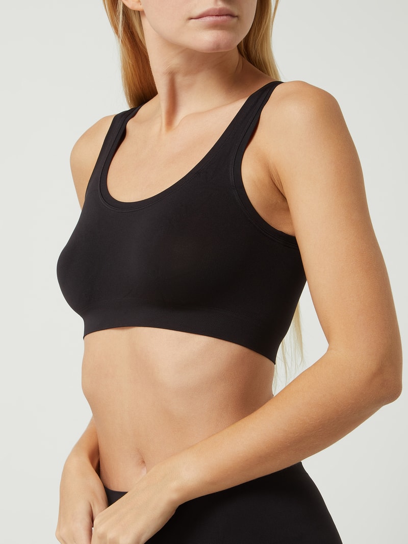 Bustier aus Mikrofaser Modell Touch Feeling in schwarz
