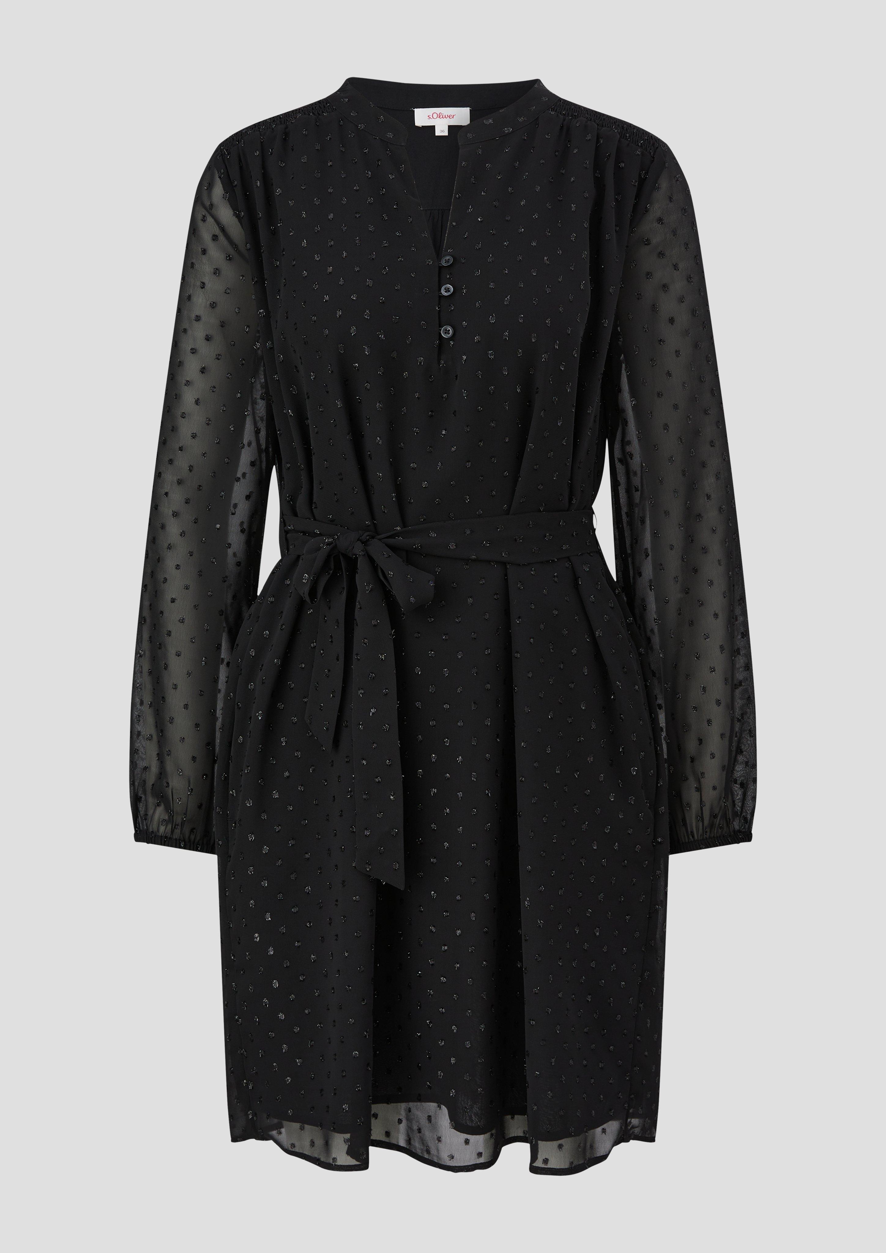 Kurzes Kleid aus Chiffon  2139212-9999