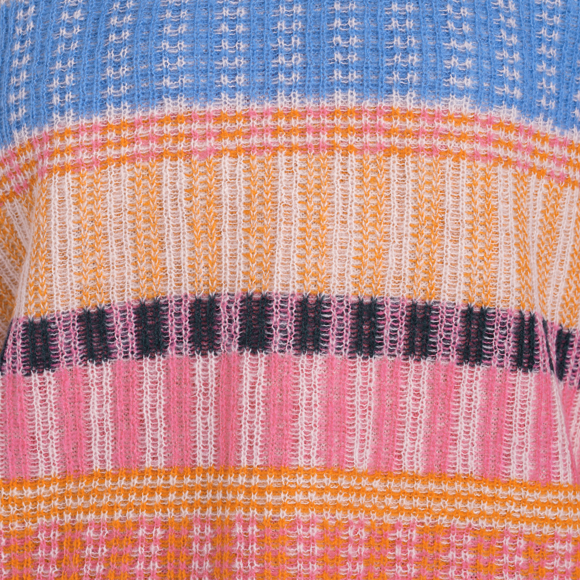 Damen Strickpullover mit buntem Muster