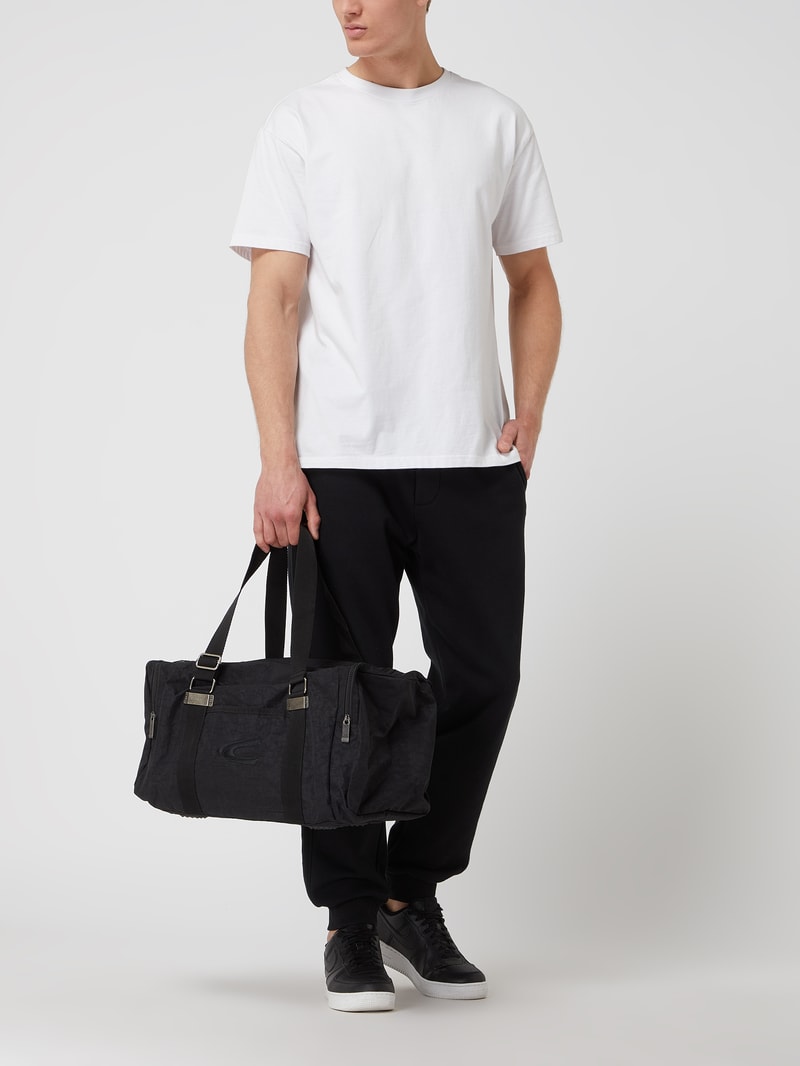 Weekender mit Logo in schwarz