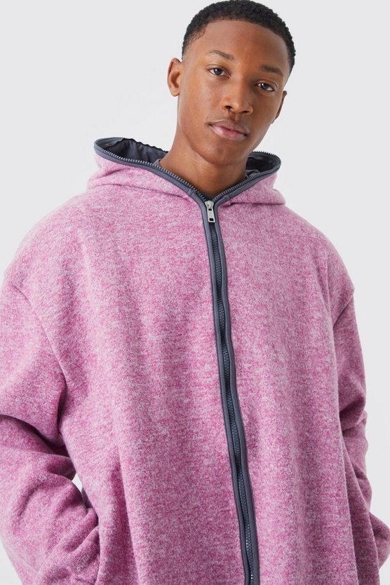 Oversize Hoodie mit Reißverschluss