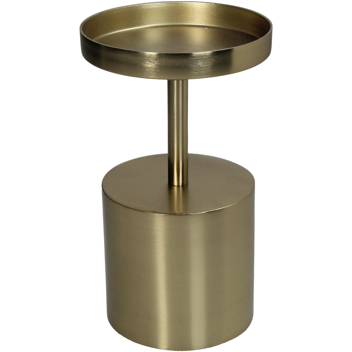 Trendhopper Teelichthalter Pilaar Gold 17 cm