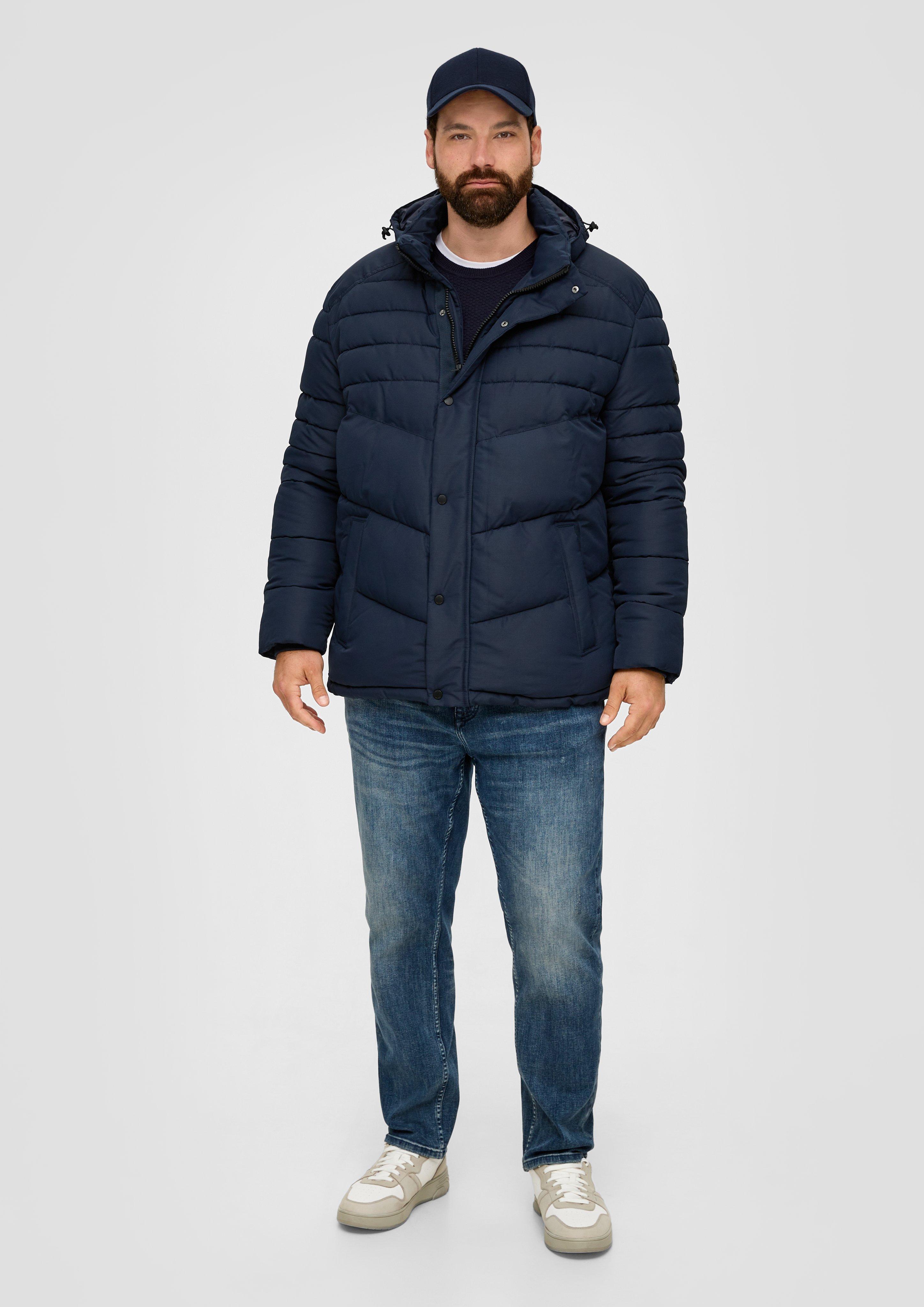 Sportive Steppjacke in strukturierter Qualität  2137154-5978