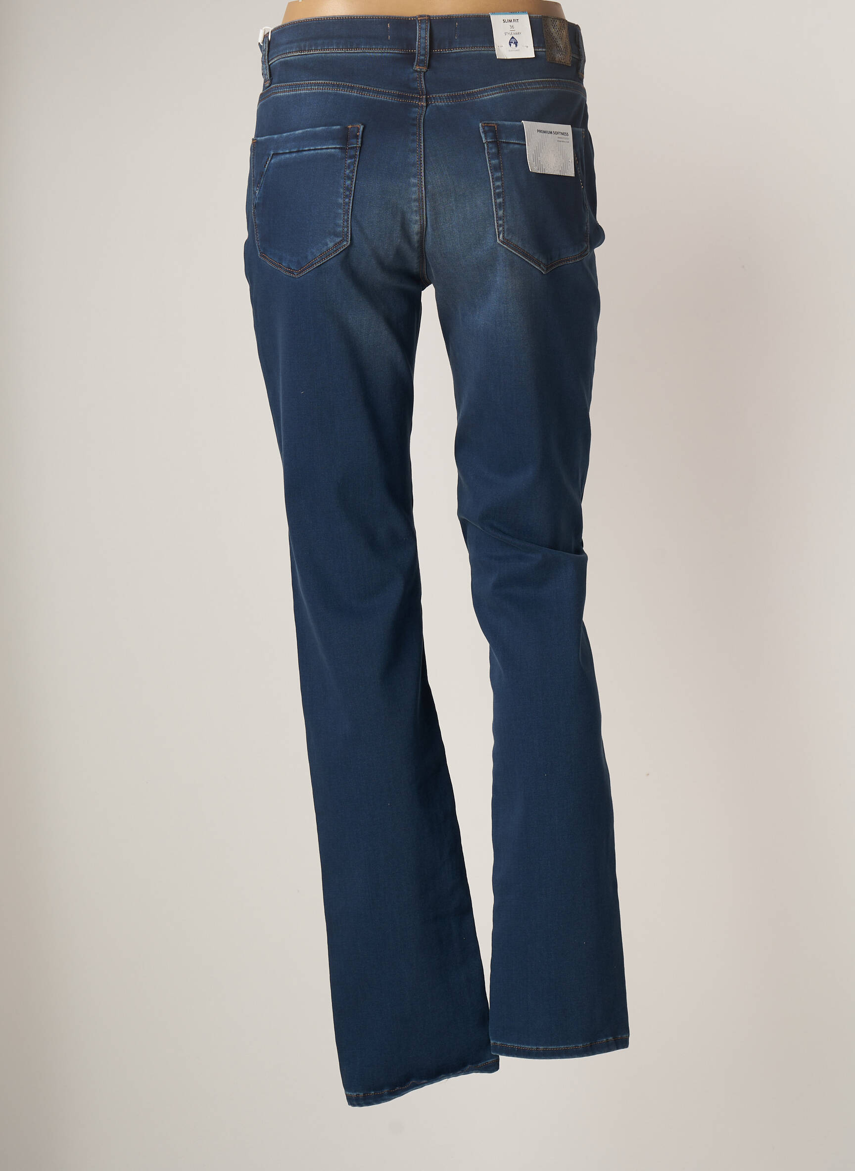 Brax Jeans Coupe Slim Femme couleur bleu
