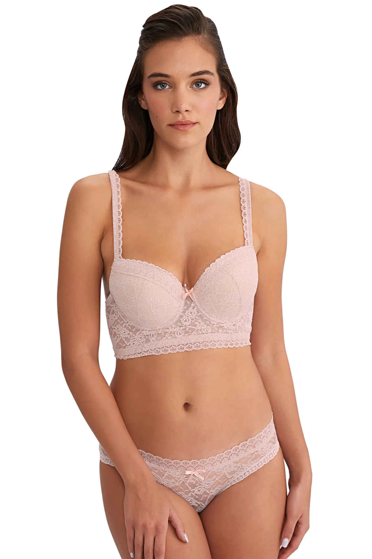 AYYILDIZ  364 Puder Push-Up-Bustier-Set